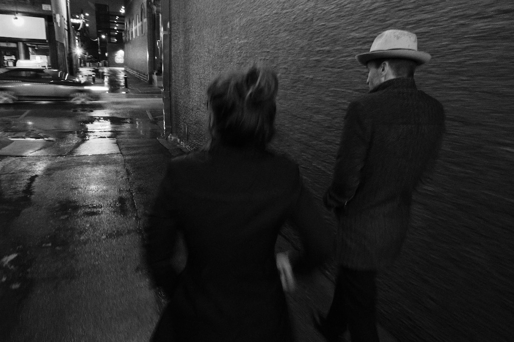 Black and white photo of Asian dub Foundation performing at Rock for Churchill