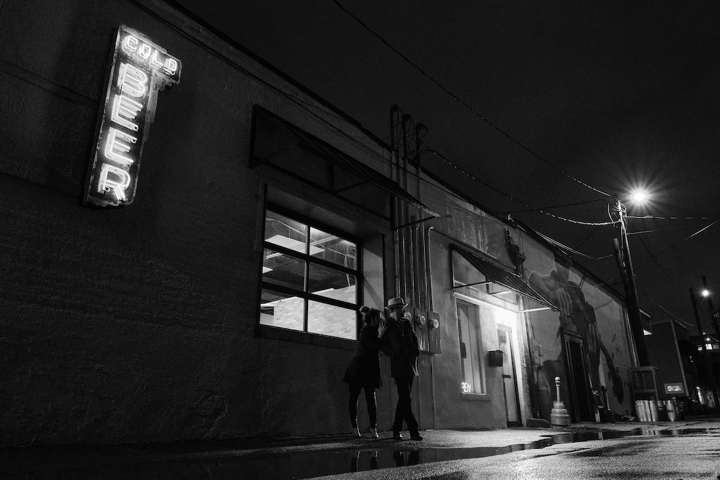 Black and white photo of Asian dub Foundation performing at Rock for Churchill