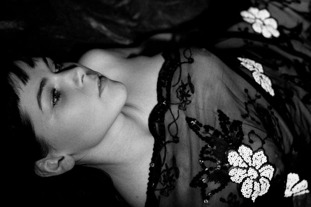 Black and white photo of Tereza