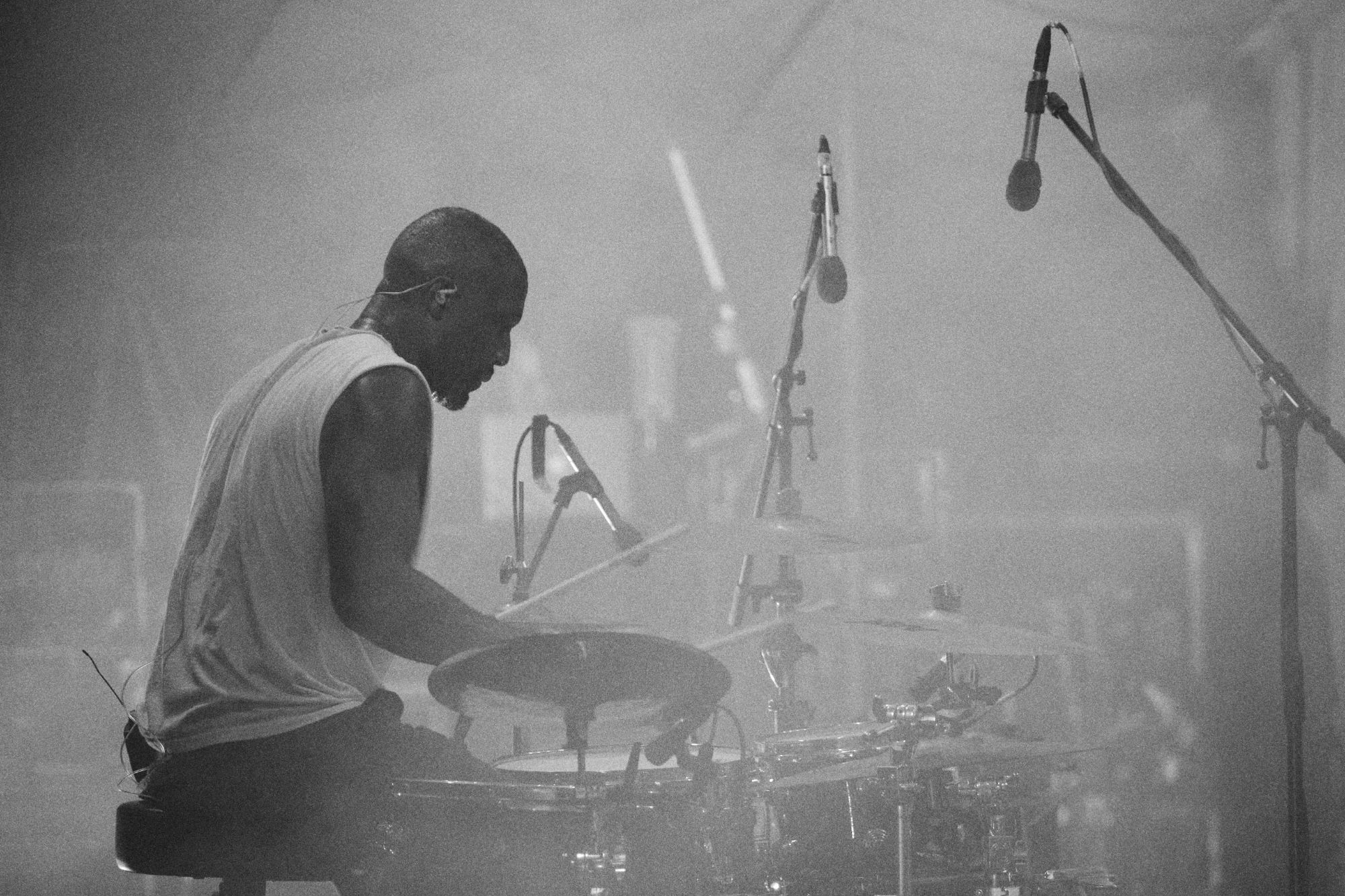 Photo of Aisan Dub Foundation drummer at Rock for Churchill