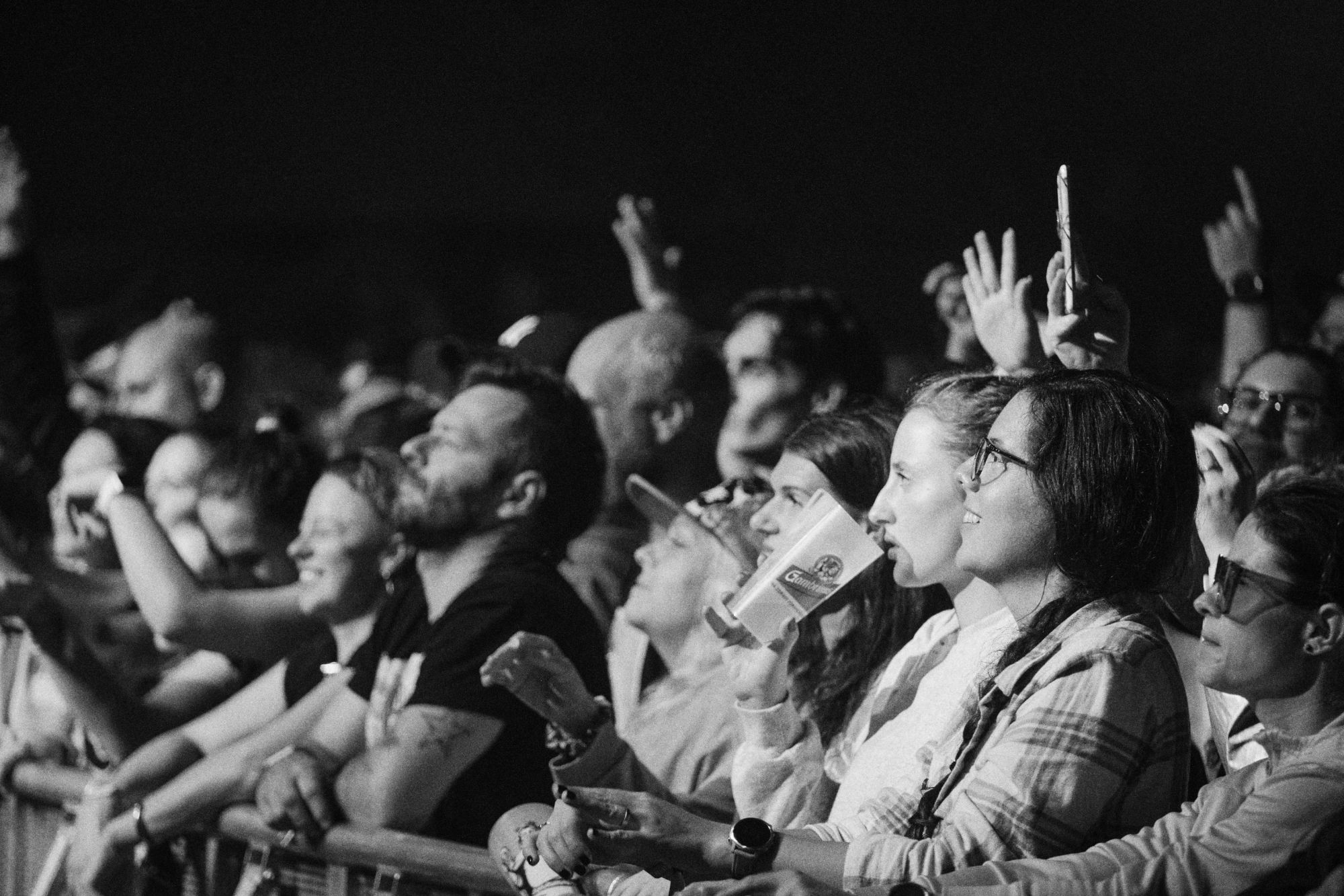 Photo of spectators at Rock for Churchill